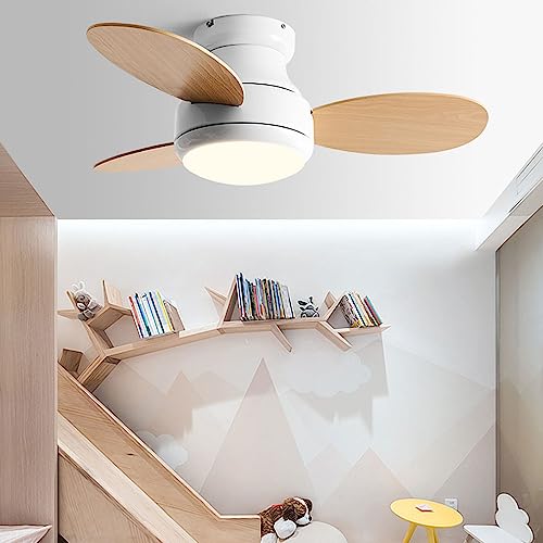 Ventilateur de plafond avec lumière télécommandé à 6 vitesses pour salon