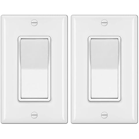 BESTTEN 2 Pack Light Switch Cover