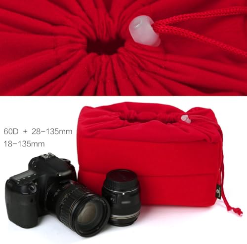 Bolsa para Cámara Koolertron Shockproof para SLR TLR Roja miniatura 3