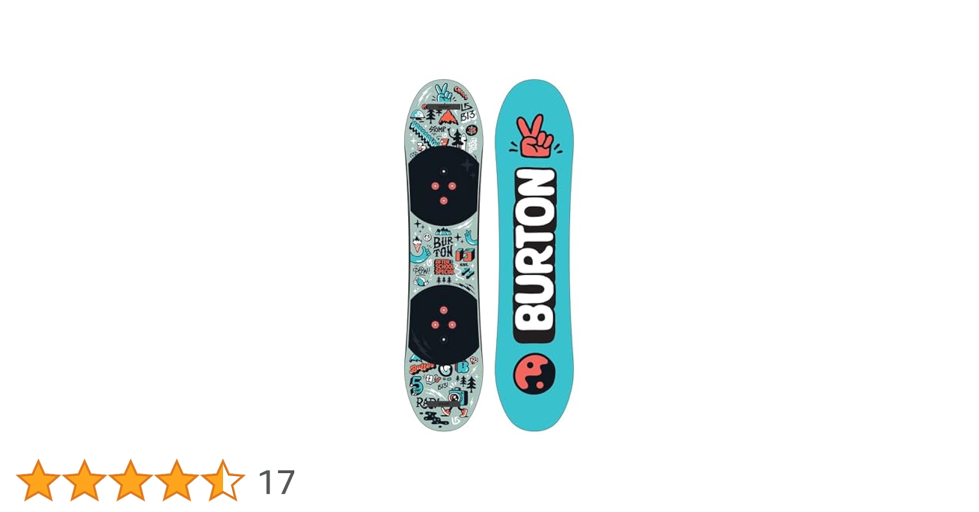 BURTON After School Special 100cmスノーボード BURTON (バートン) スノーボード 100cm グレー×ブルー 3D