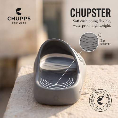 Image of CHUPPS Chupster Men's Orthopedic Slippers | Soft Cushioned Footbed | Lightweight Flip Flops | Anti-Skid Sole | Comfortable Daily Wear Chappals
