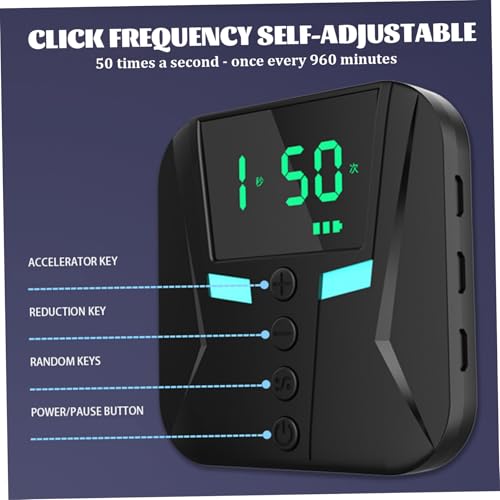 Clicker automático simulado de respuesta continua con puerto de carga Tipo C 6