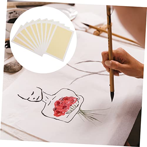 Ciieeo 40 Folhas De Papelão De Arroz Cru Engrossar Papel De Trabalho