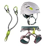 Generisch Edelrid Damen Klettersteigset Cable Kit 6.0 + Gurt Jayne Größe M + Kletter-Helm Zodiac