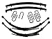 Skyjacker D600CKS Lift Components - Skyjacker 4WD Suspension Lift Kits Suspension Lift - 4WD - 5.0-6.0 in. Front - Leveled Rear - Dodge - W300 - W350 Pickup - Kit