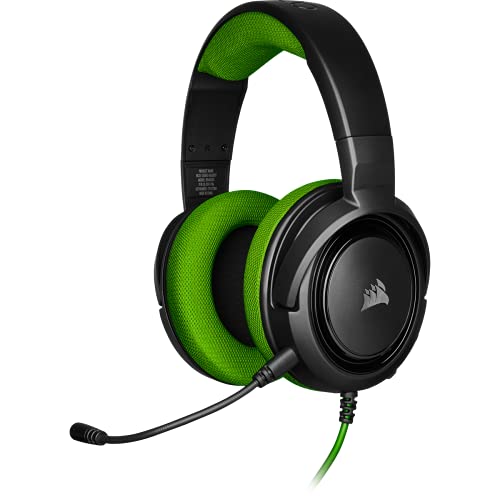Corsair ゲーミングヘッドセット HS35 STEREO Stereo Gaming Headset -Green- (PC PS5 PS4 Xbox...