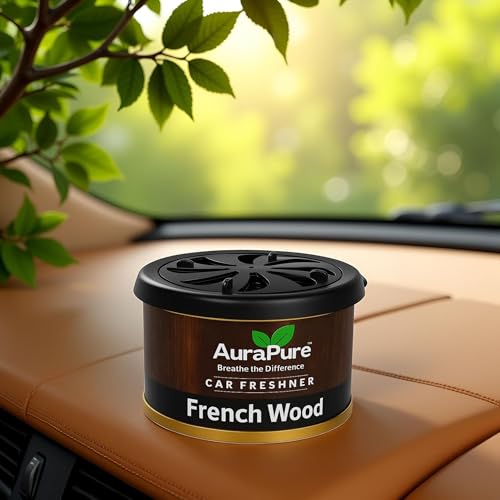 Image of Car Perfume Gel - French Wood Scent | Long-Lasting 40-Day Air Freshener for Dashboard & AC Vent | Luxury Gel-Based Car Freshner for Odor Removal | Premium Car Interior Accessory - 100g