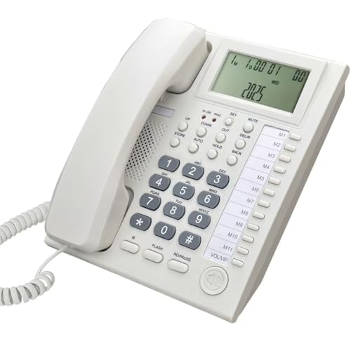 Téléphone fixe réduction du bruit et grands boutons contre isolement