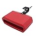 Cowbell Color Drum Cowbell Clapper Set Pitched Durable Treble Jazz Drum for ABS Bell Percussion Drums Part Accessories(Red)