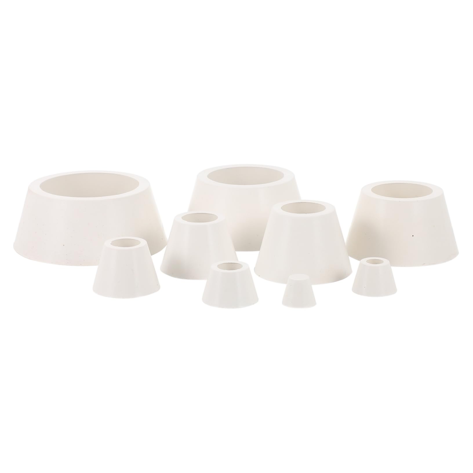 KICHOUSE 9-Piece Funnel Support Rubber Pad Set Funnel Gaskets Filter Adapter Kit