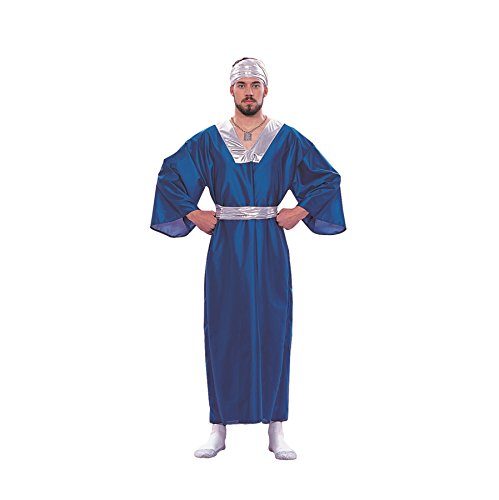 RG Costumes Men's RG Wiseman Adult Biblical Costume, Blue/Silver, One Size