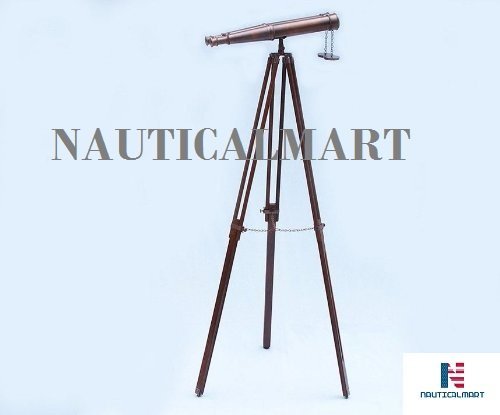 NauticalMart binoculares de cobre con trípode 62" miniatura 7