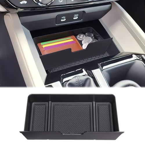 PIMCAR Console Drawer Tray for 2023-2026 Honda Accord Insert Storage Box with Anti-Slip Mat Extra Hidden Compartment Interior Accessories