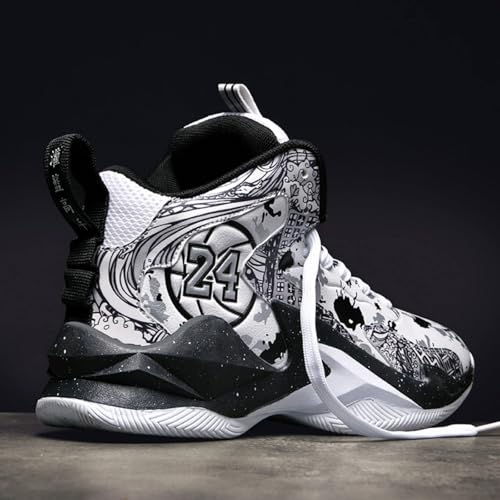 Image of Men's Basketball Shoes Fashion Printed Sneakers