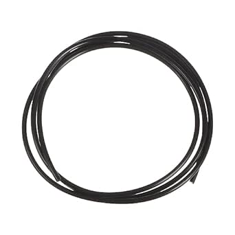 Cinghia Rotonda In PU 5mm X 1 Metro - Per Trasmissioni Meccaniche, Nero