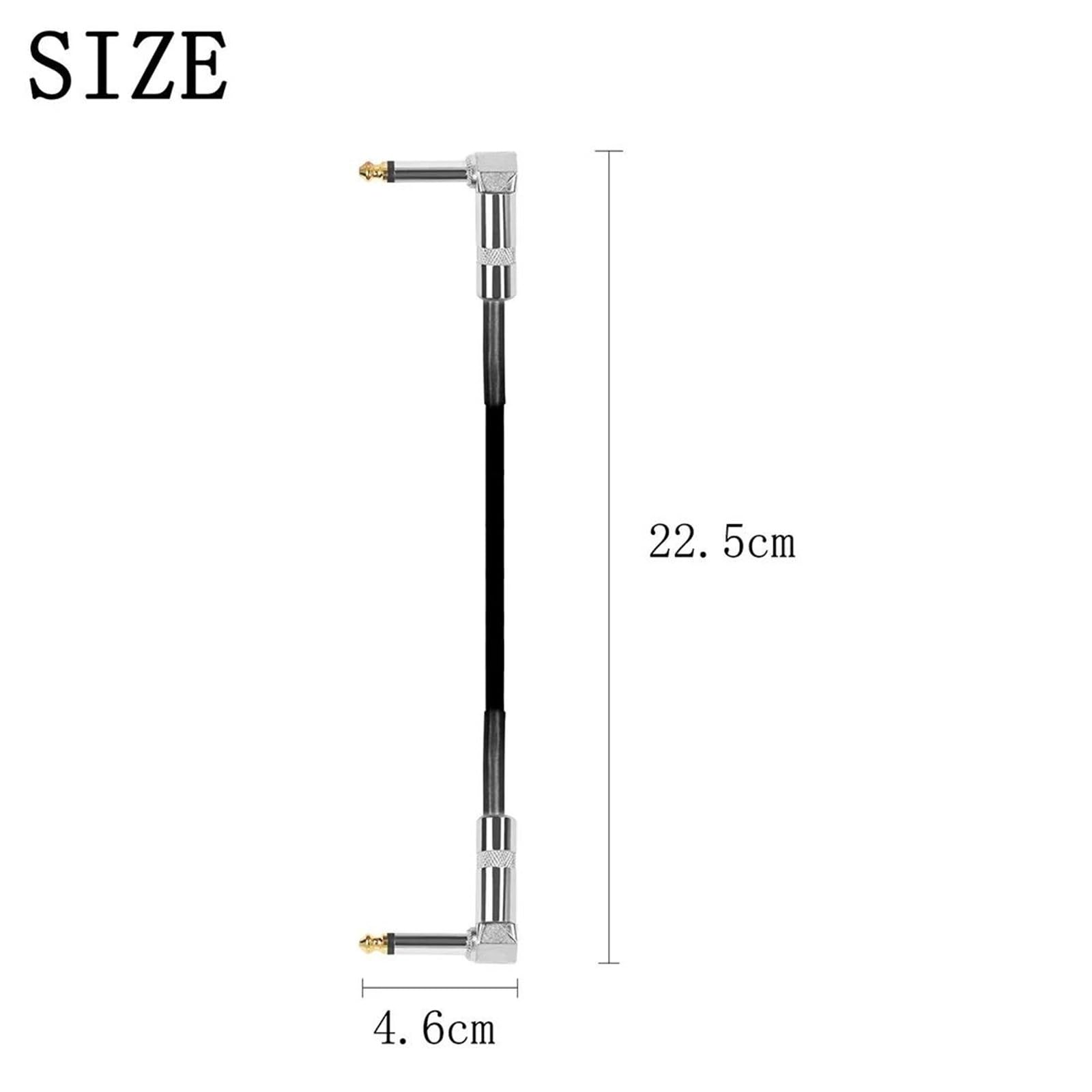 Kabel audio do gitary Kable efektowe do gitary elektrycznej 15 cm akcesoria(Blue)