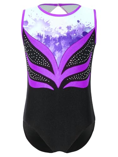 Sweatsuit gymnastique filles et maillots de bain violet