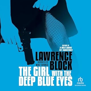 The Girl with the Deep Blue Eyes Audiolibro Por Lawrence Block arte de portada
