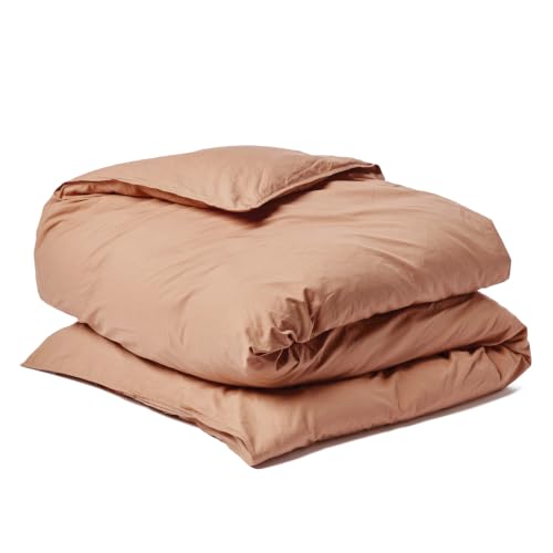 Coyuchi Crinkled Percale Duvet Cover