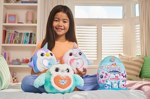 Rainbocorns Eggzania Frozencorn Mania (SNOWBELLA) von ZURU, Plüschspielzeug zum Sammeln für Mädchen ab 3 Jahren, Polar Bear