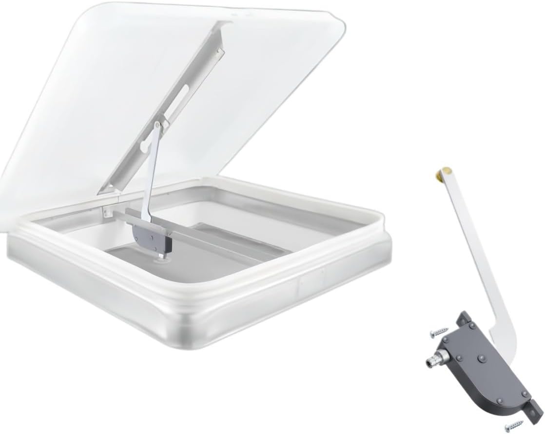 RV Roof Vent Operator Assembly with Screw for Ventline Ventadome for 14 X 14 Standard RV Roof Vent with Wedge Shaped Cover