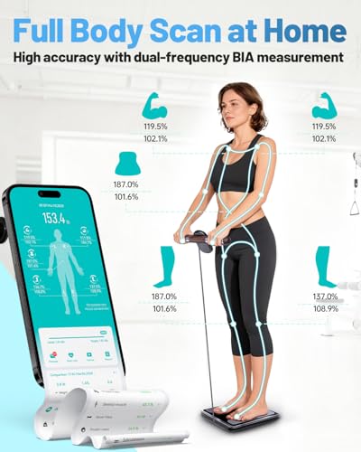 Báscula digital CLORIS con análisis corporal y Bluetooth miniatura 3