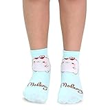 'Molang' Cute Character Novelty Crew Socks for Kids (1328, 3-5 Years)