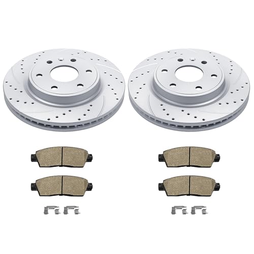 Image of Acinoparts Front(12.80 inch) Brake Kit for 2009-2017 Chevy Traverse 2008-2017