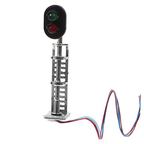 BCOATH Miniature Traffic Light Model Realistic for Micro Landscape Lightweight Construction for Sand Table Decor and Mini Gardening Creative Architectural