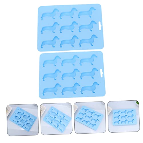 Molde para cubitos de hielo de silicón en forma de perro miniatura 7