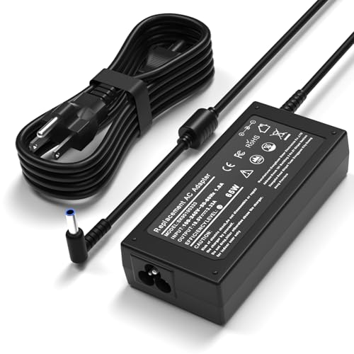 for HP Model 14 Laptop Charger 14-m 14-dk 14-dq 14-df 14-dh 14-ds 14-dw 14-cf 14-fg 14-ce 14-ck 14-cm 14-ac 14-af 14-ak 14-al 14-an 14-dq0002dx 14-ak041dx Series Power Supply Cord 65W