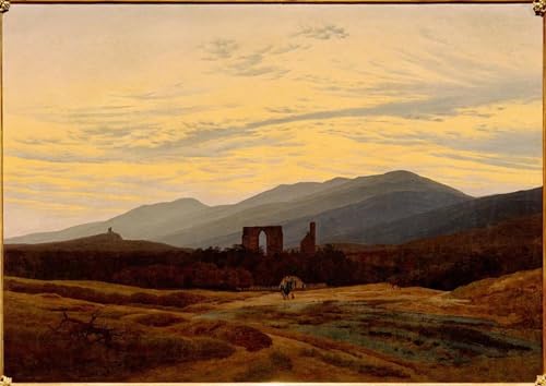 Tableau Friedrich 60x90cm pour remplacer un mur blanc triste de chambre