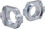 Works Connection Elite Axle Blocks (Silver) for 09-23 Honda CRF450R