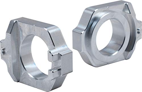 Works Connection Elite Axle Blocks (Silver) for 09-23 Honda CRF450R