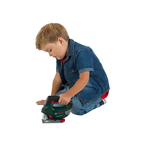 Theo Klein 8379 Bosch Jigsaw I Battery-powered with up-and-down jigsaw motion, light and sound effects I Dimensions: 14.5 cm x 17 cm x 5 cm I Toy for children aged 3 years and up Multi - Colored 2 Theo Klein 8379 Bosch Jigsaw I Battery-powered with up-and-down jigsaw motion, light and sound effects I Dimensions: 14.5 cm x 17 cm x 5 cm I Toy for children aged 3 years and up Multi - Colored - Image 2