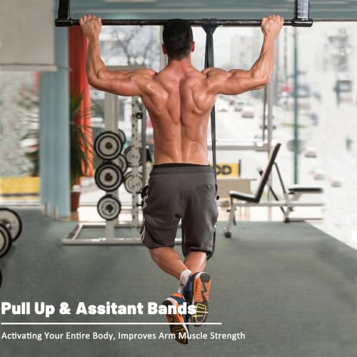 Image of Resistance Bands, Pull Up Assist Bands - Workout Bands, Eexercise Bands, Long Resistance Bands Set for Working Out, Fitness, Training, Physical Therapy for Men Women