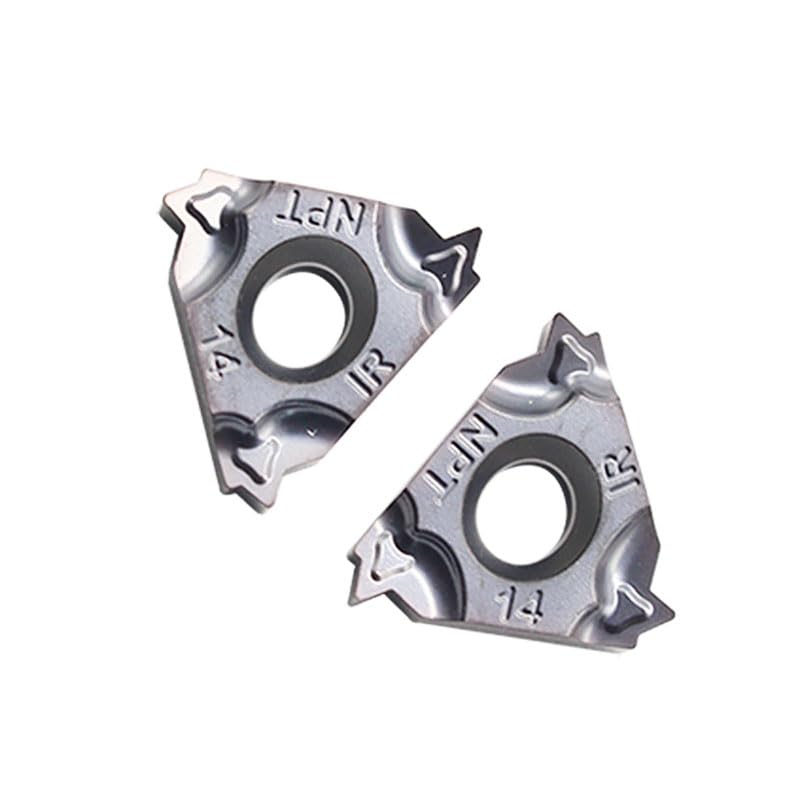 Tool Part for 16IRM 14 NPT Thread 10pcs 16IR 14 NPT 60 Angle Thread Turning Tool Tungsten Insert Threading Lathe (Shank Diameter: 16IRM 14 NPT)