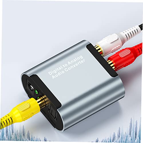 Convertidor digital a analógico coaxial entrada SPDIF para audio 4