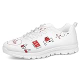 Diseño divertido: Si eres enfermera estas zapatillas son perfectas para ti. Estas zapatillas son un verdadero punto de atracción. Te encantarán.