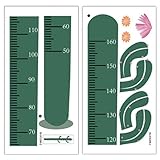 Toise murale pour enfants : comprend un autocollant toise pour que les enfants puissent mesurer leur taille. très jolie et pratique