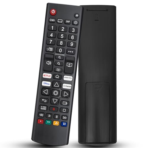 Universal Remote for LG TV Remote Control (All Models) Compatible with All L G LED OLED LCD UHD HDTV HDR Webos 4K 8K Smart TV with Netflix, ideo,  G Channels Button, isney Plus