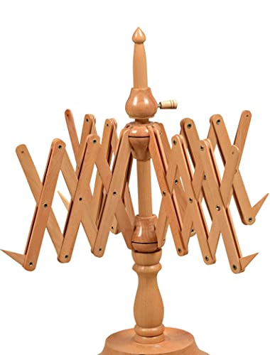 Combo - Wooden Yarn Winder & Table Top, Hand Operated Large Heavy Duty #TOP3