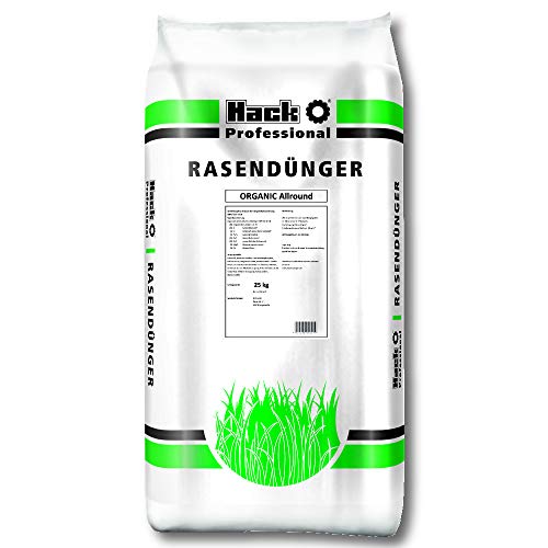 HACK PROFI Rasendünger Organic Allround 25 kg Sommerdünger Sportplatzdünger