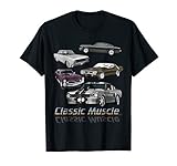Classic American Muscle Cars Novelty T-Shirt