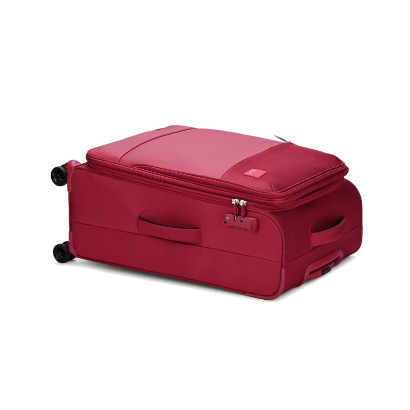 Image of VIP Regent Premium 8-Wheel 79 cm Large Expandable Luggage | Anti-Theft SecuriTech Zipper | TSA Accepted Lock | Lightweight & Spacious (RED)