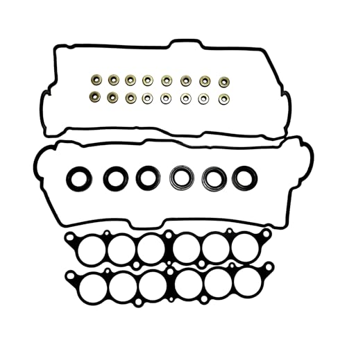Image of Engine Cylinder Valve Cover Gasket Set VS50422R MS95899 VC203 Compatible with Toyota Tacoma 1995-2004 V6 3.4L /Tundra 2000-2004 V6 3.4L /4Runner 1996-2002 V6 3.4L /Toyota T100 1995-1998 V6 3.4L