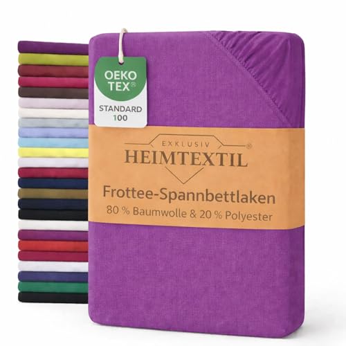 biberna 0077155 Spannbetttuch Jersey (Matratzenhöhe max. 22 cm) 1x 90x190 cm > 100x200 cm pink