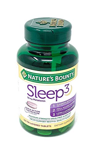 Natures Bounty Sleep3 10mg. Melatonin 120 Tablets