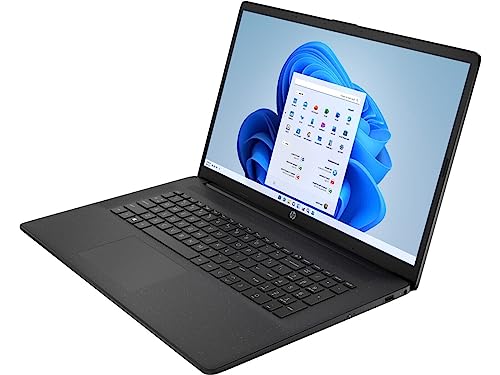 Image of HP 17 FHD Laptop (Intel 10-Core i7-1355U, 32GB RAM, 1TB NVME SSD, MS Office 2021 Pro lifetime, Mouse + Mousepad, Windows 11 Pro, Wifi 6, 17.3 inch IPS Full HD, HDMI, USB Type-C) business notebook