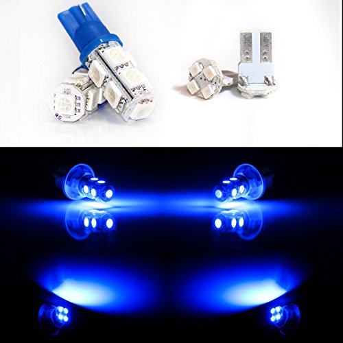 Tgp T15 Blue Led Smd Wedge Reverse/Backup Light Bulbs And License Plate Led Pair 2004-2013 Compatible With Nissan Titan #TOP1